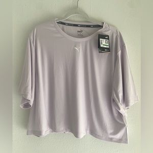 NWT Puma Train Favorite Crop Tee L